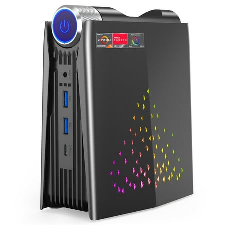 NIPOGI S3A Mini PC with AMD Ryzen 7 5700U, 32GB RAM, 1TB SSD, Windows 11 PRO