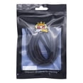 thumbnail image 2 of Loop King Shoe Laces - Glitter Laces for Sneakers with Durable Plastic Tips - Perfect for Athletic Adults and Kid - Glitter Black + Clear Plastic Tips - 1 Pair 45 inch, 2 of 2