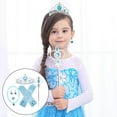 thumbnail image 2 of 6 Pieces Set Girls Child Kids Princess Queen Wand & Tiara Crown Dressing Up, 2 of 9