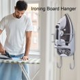 thumbnail image 7 of sunsanly Wall Mount Ironing Board Hanger with Dual Hooks Heavy Duty Universal Laundry Room Iron Cord Holder Organizer Storage Rack, 7 of 7