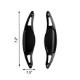 thumbnail image 2 of Xotic Tech Paddle Shifter Extensions, Steering Wheel Shift, Black Aluminum Metal, Compatible with 2018-up Kia Stinger (CK), 2 of 9