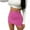 Z-Pink8, variant on Women Fashion Pleated Skirt High Waist Leather Skirt Short Elegant Solid Color Skirt Cute
