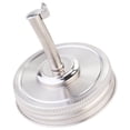 thumbnail image 3 of HONMEET 3-Pack Stainless Steel Jar Pour Spout Lids, 2.75 Inch Dispenser Caps for Kitchen, Home, Outdoor Cooking & Food Storage, 3 of 8