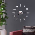 thumbnail image 3 of Reloj 3D DIY Números Romanos Espejo Acrílico Pared Reloj Calcomanías Murales Decoración del Hogar AHeartcove SZ221208-0123JD, 3 of 3
