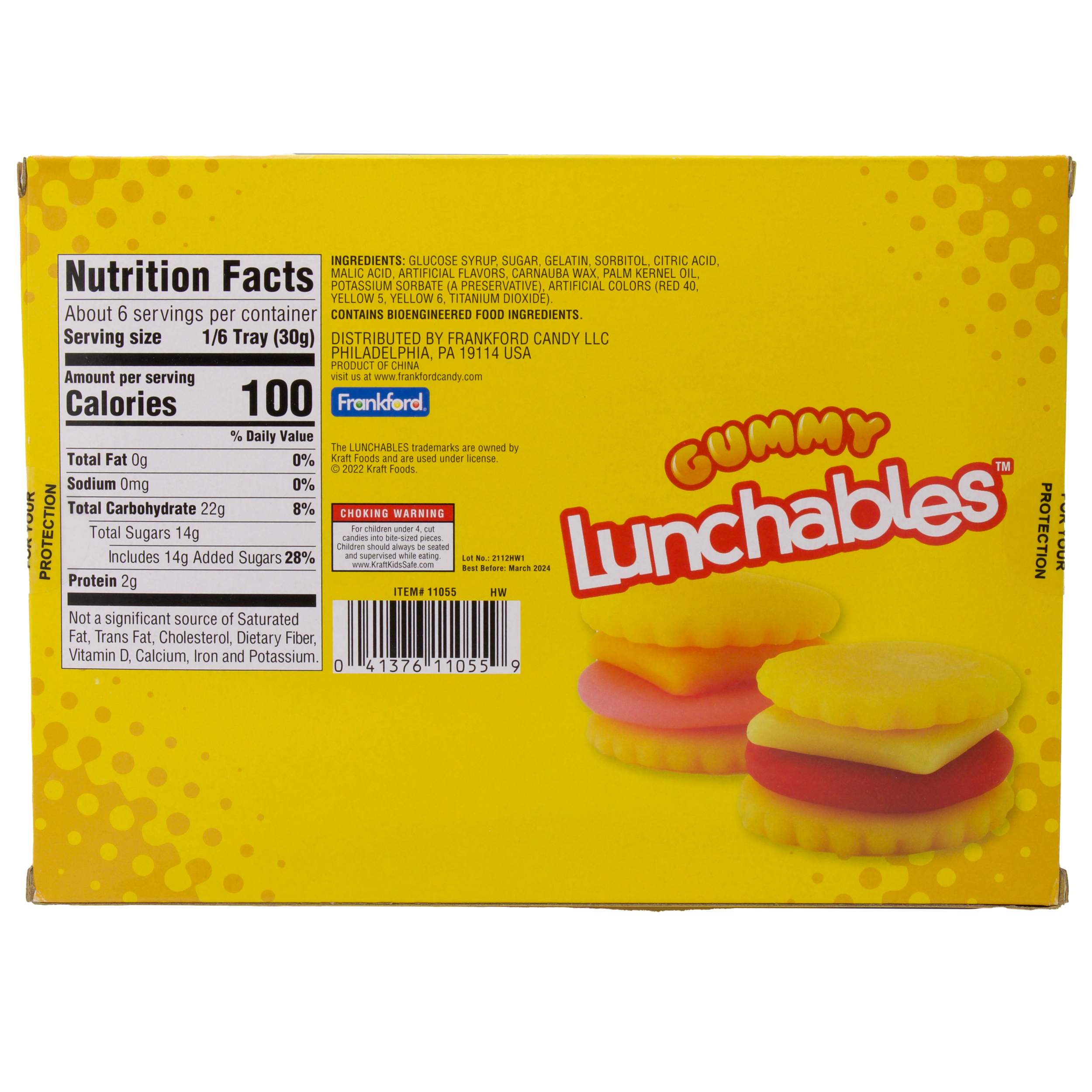 Frankford Kraft Lunchables Cracker Stacker Gummy Candy, Snack Pack 6.2 Ounces - image 2 of 6