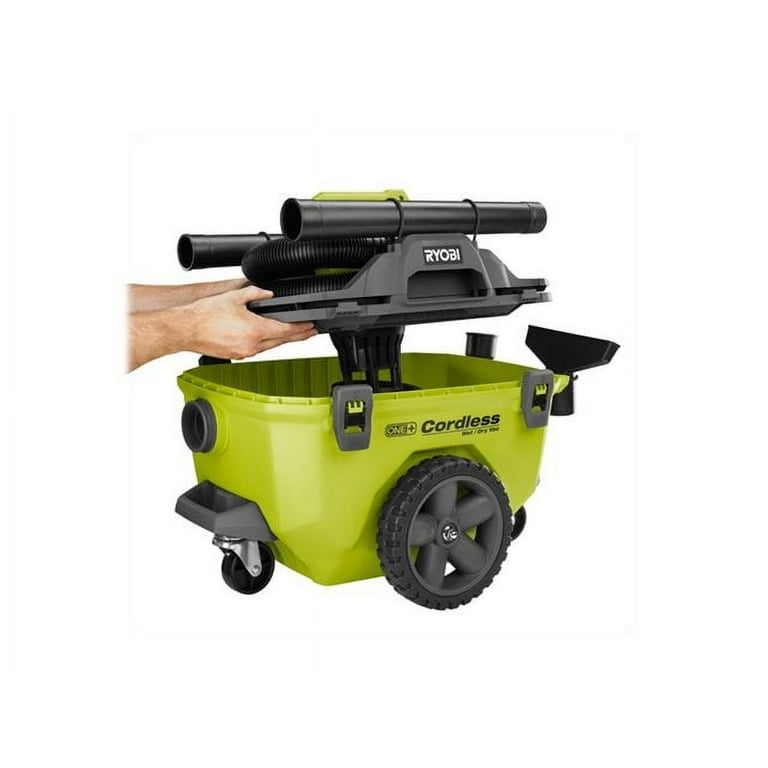 Ryobi 18 Volt Wet Dry Vacuum 6 Gal. 80 CFM Cordless Compact P770