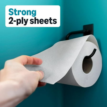 2-Ply Soft Toilet Paper, 6 Rolls (1 Pack of 6), Equivalent to 37 Regular Rolls