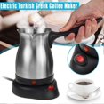 thumbnail image 5 of Cafetière Électrique Turque 600ml en Acier Inoxydable, 5 of 5