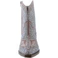 thumbnail image 3 of Wild Pair Womens Lourdez Faux Leather Embellished Cowboy, Western Boots, 3 of 3