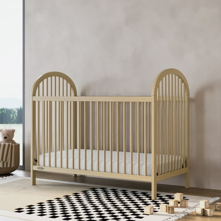 Graco Olivia 3-in-1 Convertible Baby Crib, Driftwood