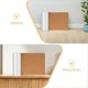 thumbnail image 3 of 1 Roll Cork Drawer Liners Cork Shelf Liner Cork Board Frame Photo Board for Kitchen Cabinet Shelves and Bathroom Drawers, 3 of 3