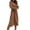Khaki, variant on Utoimkio Shirt Dress for Women Casual Button Down Long Sleeve Turndown Collar Belted Midi Dresses for Women Fall Daily Short Dress