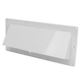 RV Exhaust Vent Cover White Range Hood Sidewall Vent Cover with