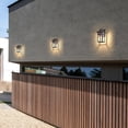 thumbnail image 4 of CHLOE Brian Transitional 1 Light Rubbed Bronze Outdoor Wall Sconce 13" Height, 4 of 11