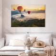 thumbnail image 2 of Elephant Stock Thailand Hot Air Balloons Wall Art - Horizontal Canvas Wall Art - Living Room Wall Decor - Transportation Canvas - Orange And Beige Decor - 48" x 32", 2 of 8