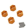thumbnail image 4 of fastboy 4pcs en Alliage d'Aluminium Roue Hex Mount pour FCX18 1/18 Crawler Forte RC Accessoires de Voiture Pièces de Rechange RC Upgrade Part Or, 4 of 6