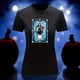 thumbnail image 3 of Playera Blusa Con Impresion De Doña Ines De Loteria Dia De Muertos Tradicion Mexicana Color Negro Talla Mediana Marca Emil SaEs, 3 of 4