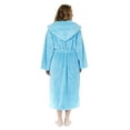 thumbnail image 2 of Women's Hooded Fleece Plush Robe Turkish Bathrobe, 2 of 4