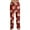 Red, variant on WTOBBY Men's Anime Christmas Print Pajama Pants, Sleepwear Casual Drawstring Elastic Waist Comfy Straight Yoga Loose Trousers for Holiday Season and Home Wear,Black L