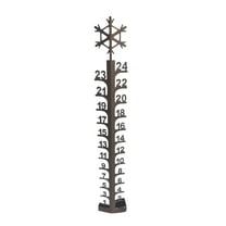 JWDX Office and Craft and Stationery Clearance! Gauge Gauge Decoration Garden Christmas Outdoor Handmade Rain Gauge Gift Pile Gauge Snow Snow Snowmobile Garden Snow 24Cm Metal Measure Home Decor