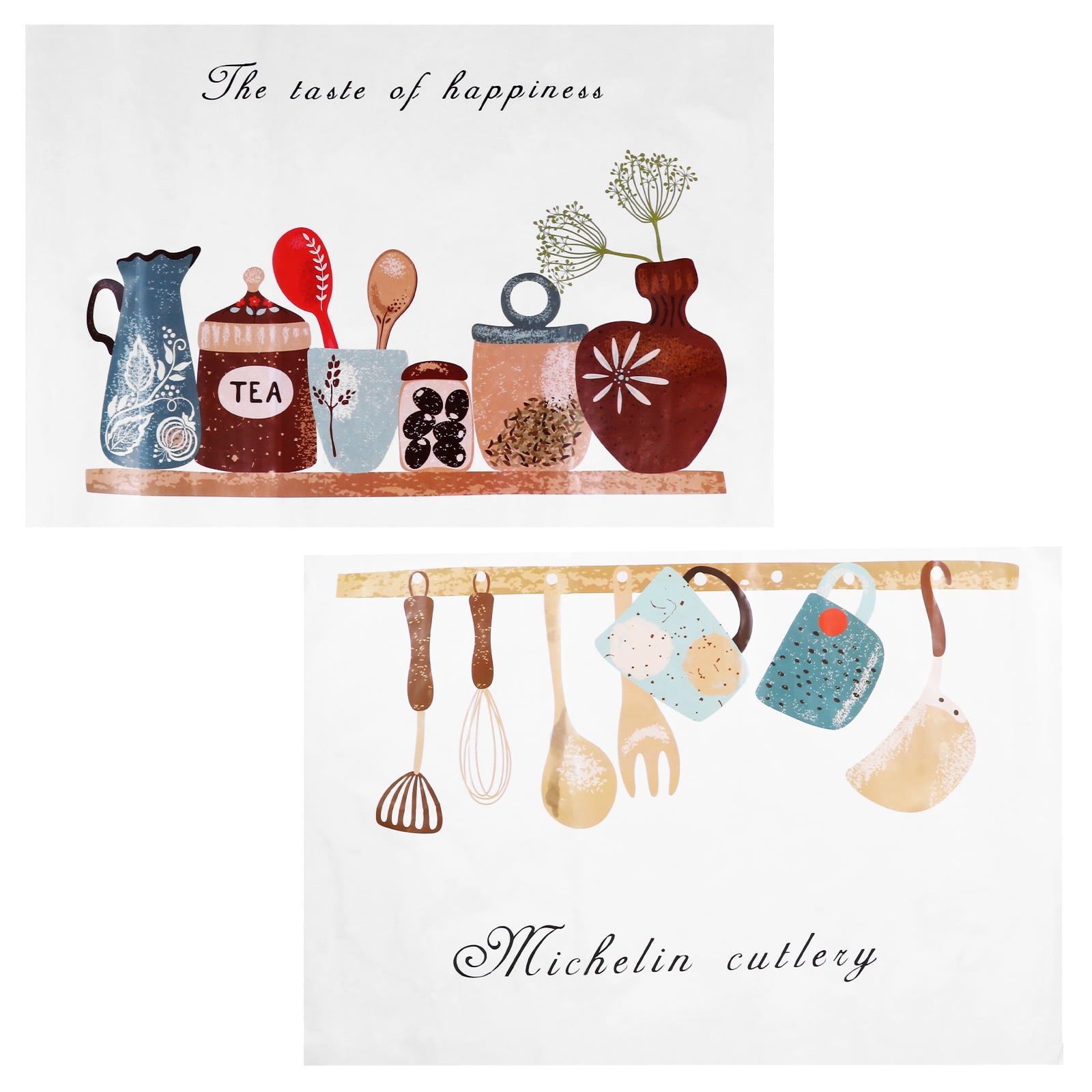 Kitchen Stickers Tile Oil Sticker Proof Decals Self Adhesive Resistant