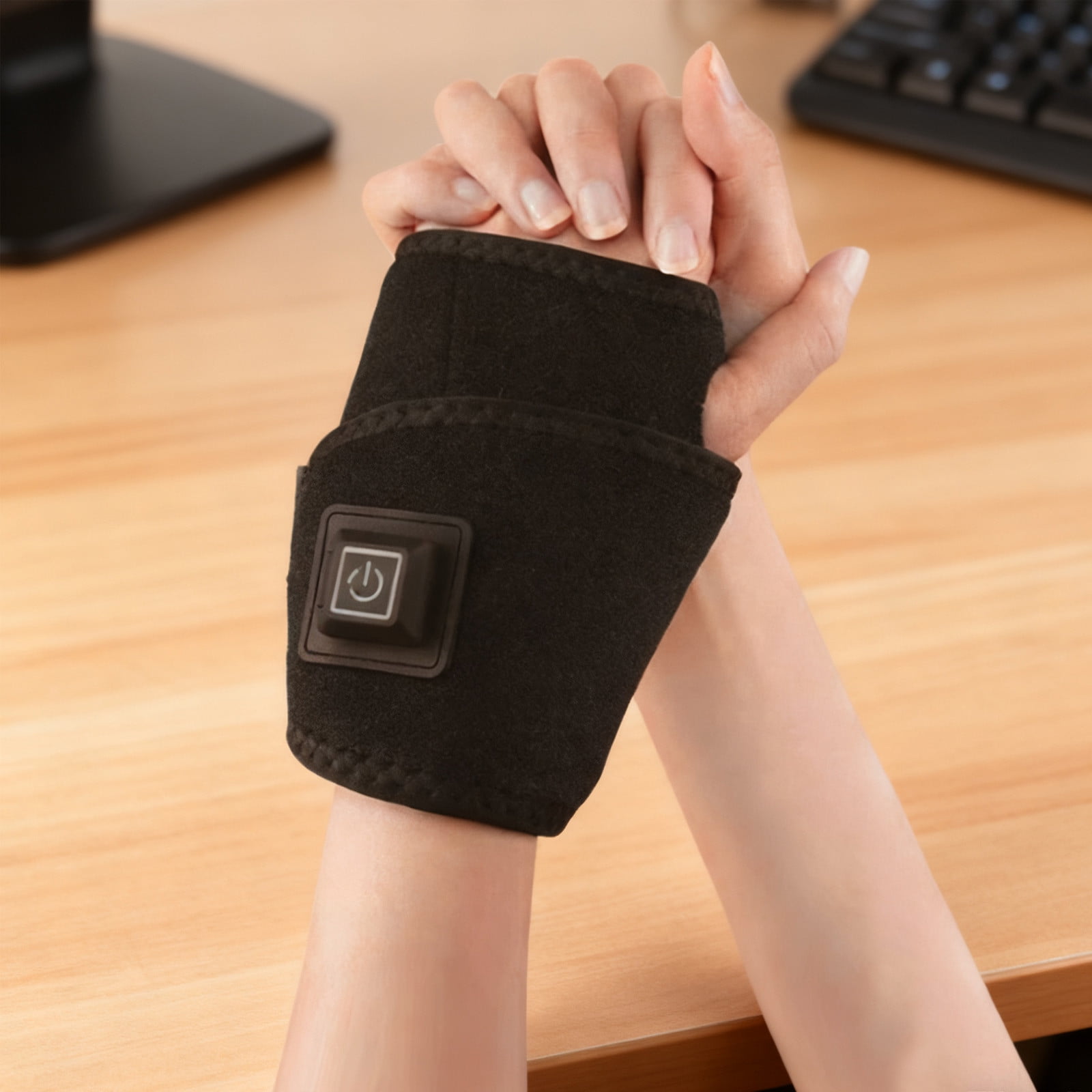 Wrist Heating Pad, Heated Wrist Wrap, Electrics Heating Wrist Support, Guard Hot Compress Warm Keeping Wrist Support, for Arthritis Carpal Tunnel Tenosynovitis Relief
