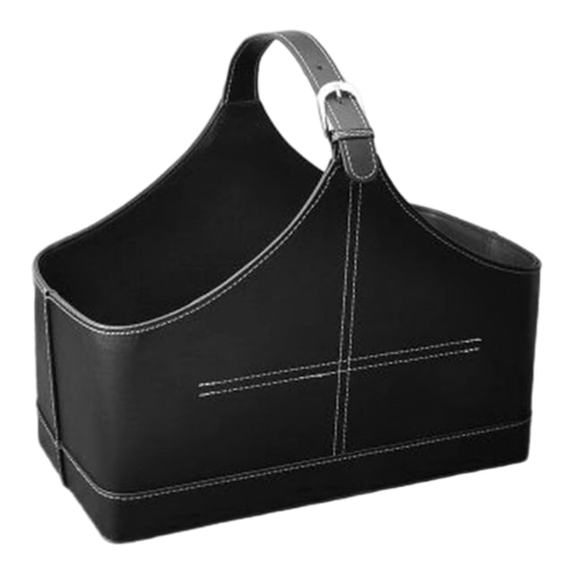 Cesta de regalo de frutas con asa, contenedor portátil de cuero sintético, regalo para el Día de la Madre. L