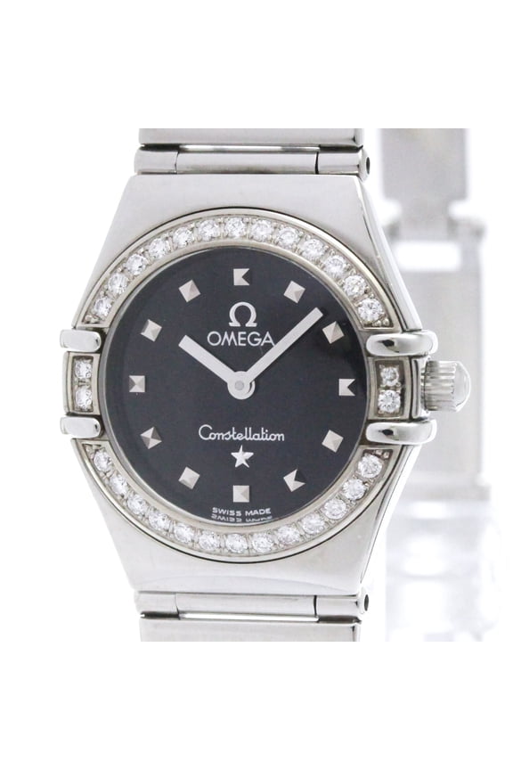 Pre-Owned OMEGA Constellation My Choice Diamond Ladies Watch 1465.51 Polished