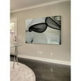 thumbnail image 3 of "Abstract Black and White 20-29-04" Painting Print on Wrapped Canvas, 3 of 7