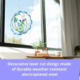 thumbnail image 4 of VP Home Molinillo de Viento Cinético Colibrí Floral 3D Gran Molinillo Metal Jardín Exterior: Molinillos de Viento Colgantes 12" X 15": Decoración Perfecta para Exteriores, 4 of 6