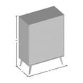 thumbnail image 3 of Furniture of America Belkor Mid-Century Modern Wood 4-Drawer Chest in Oak, 3 of 8