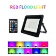 thumbnail image 3 of Foco LED RGB IP68, iluminación exterior impermeable, 20 W, 30 W, 50 W, 100 W, luz de control remoto, color de luz, reflector para decoración de jardín., 3 of 5