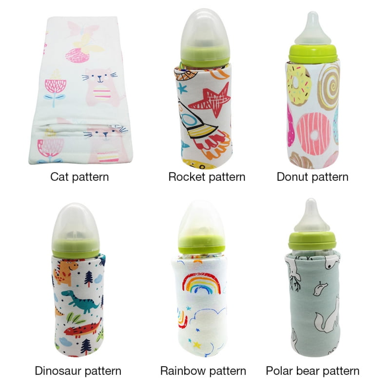 Baby Bottle Warmer USB Portable Travel Infant Baby Feeding Bottle Water Constant Temperature Milk Warmer Feeding Bottle Warmer Heater for Car Travel Long Trip