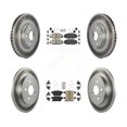 thumbnail image 1 of Transit Auto Front Rear Ceramic Pads and Coated Disc Brake Rotors Kit for Car Toyota Corolla Matrix Pontiac Vibe KGA-101200, 1 of 8