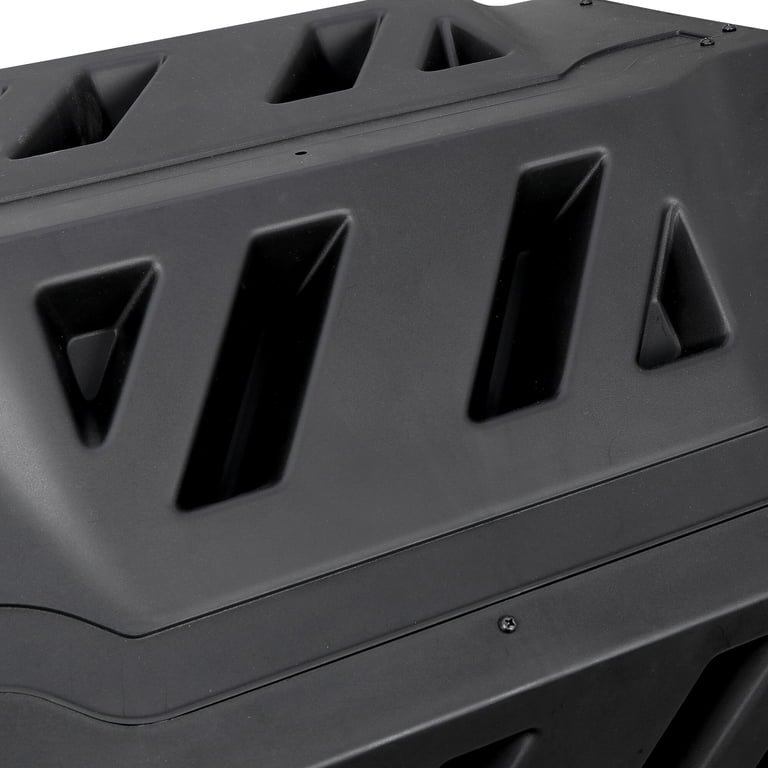 SuperDeal 43-Gallon Dual Chamber Compost Tumbler, Black photo 6