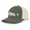 Moss/Beige, variant on Freshwater Fish Forest Mountain Scenic Walleye Mens Embroidered Mesh Back Trucker Hat, Black/Black