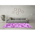 thumbnail image 3 of Ahgly Company Indoor Square Abstract Purple Modern Area Rugs, 6' Square, 3 of 4