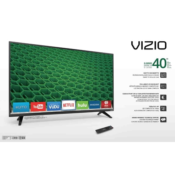 Pre-Owned VIZIO D-Series 40" Ultra HD Full-Array LED Smart TV