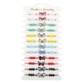 thumbnail image 1 of KAKOWELY Pulsera de mariposas de 12 piezas, pulsera de cuentas de cristal tejidas, pulseras de la amistad ajustables, 1 of 4