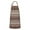 Brown Boho Geometric, variant on Boho Red Southwestern Ethnic Pattern Apron-Garden Aprons for Women with Pockets-Cotton Linen Waterproof Kitchen Cooking Gardening Aprons Adjustable for Kitchen,Cooking,BBQ and Salon 33x27 Inch