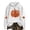 C220/White, variant on XIYON Hoodies For Women Halloween Pumpkin Print Hooded Sweatshirt With Front Pockets For Fall Winter Cozy Long Sleeve Pullover