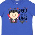 thumbnail image 4 of Inktastic Sucker for the Ladies Cute Vampire Boys or Girls Toddler T-Shirt, 4 of 5
