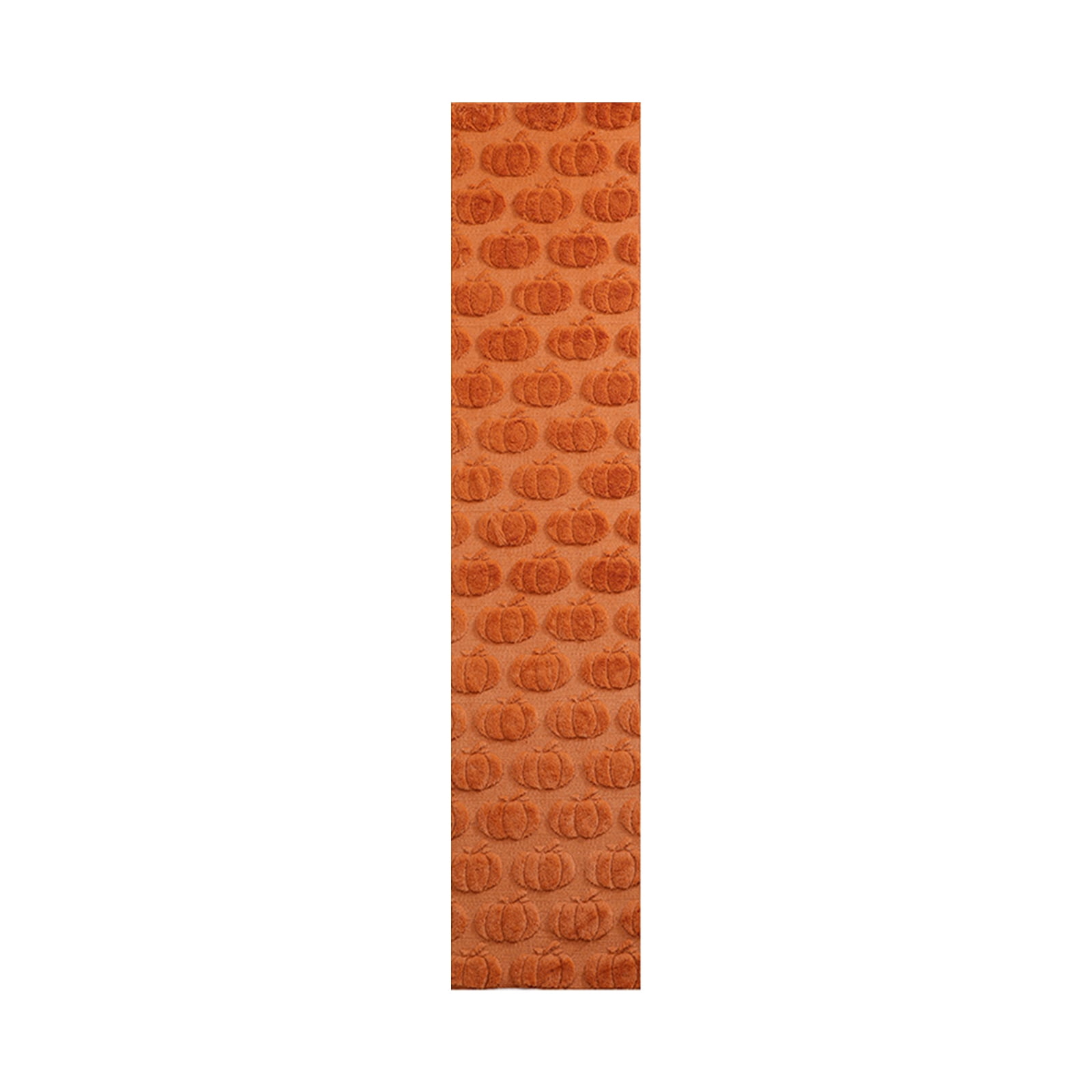Pumpkin Patterned Table Runner for Dining Room Kitchen Holiday Parties Seasonal Home Decoration Long Durable Fabric