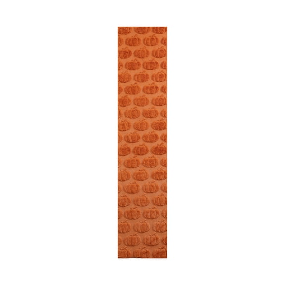 Pumpkin Patterned Table Runner for Dining Room Kitchen Holiday Parties Seasonal Home Decoration Long Durable Fabric