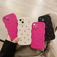 thumbnail image 4 of Funda de teléfono con líneas onduladas suaves y corazón de amor para iPhone 11, funda de silicona para iPhone 13, 12, 14, 16, 15 Pro Max, XR, XS, X, 6, 7, 8 Plus, SE 2020, 4 of 5