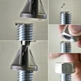 thumbnail image 4 of Deburring External Chamfer Tool Metal Remove Burr Tools for Chuck Drill Bit, 4 of 9