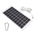 thumbnail image 1 of Solar Panel Professional High Efficiency Solar Battery Charger for Phone Charger Doorbell Surveillance Camera 4.5W 5V, 1 of 5