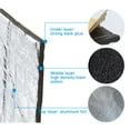thumbnail image 3 of Unique Bargains Tapis d'Isolation Phonique Insonorisant Barrière Acoustique 50x30x1cm pour Auto, 3 of 7