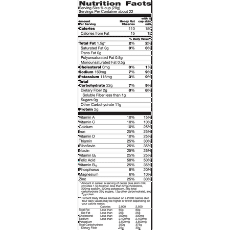 Honey Nut Cheerios Gluten Free Breakfast Cereal, 21.6 oz