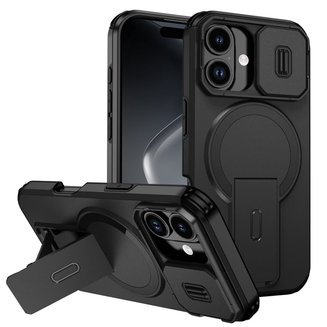 Funda GANGXUN para iPhone 17 – Magnética Antigolpes con Soporte y Protección Doble